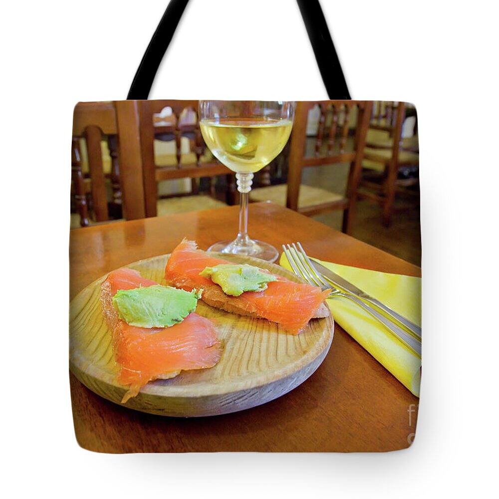 Tapas Tote Bag featuring the photograph Tapas by Anastasy Yarmolovich