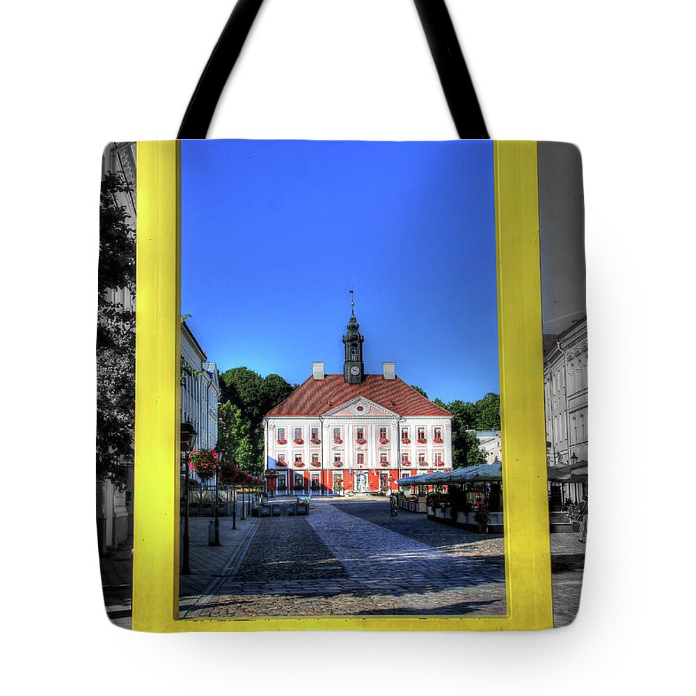 Tartu Estonia Tote Bag featuring the photograph Tartu Estonia by Paul James Bannerman