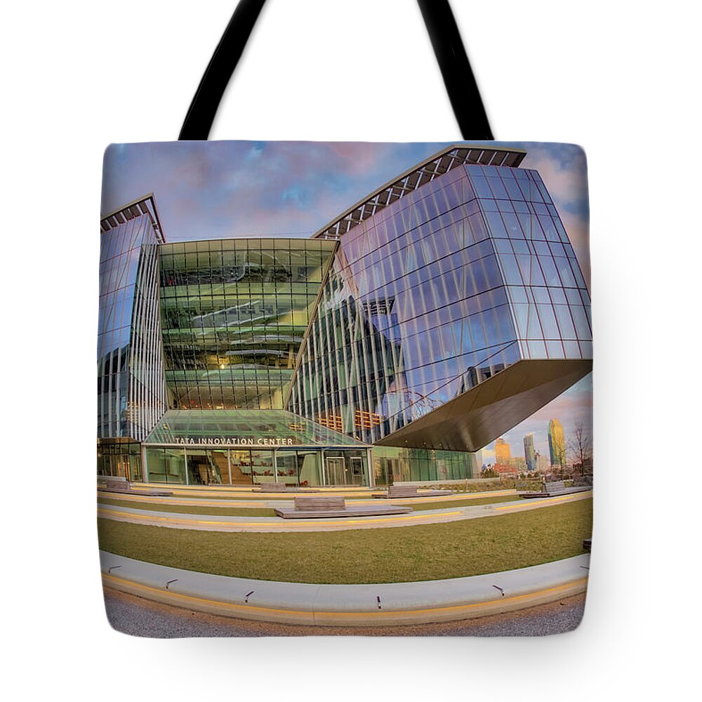 Tata Innovation Center Tote Bag featuring the photograph Tata Innovation Center NYC by Susan Candelario