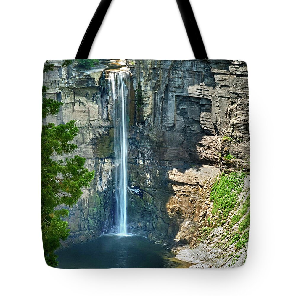 Taughannock Falls Tote Bag featuring the photograph Taughannock Falls by Christina Rollo