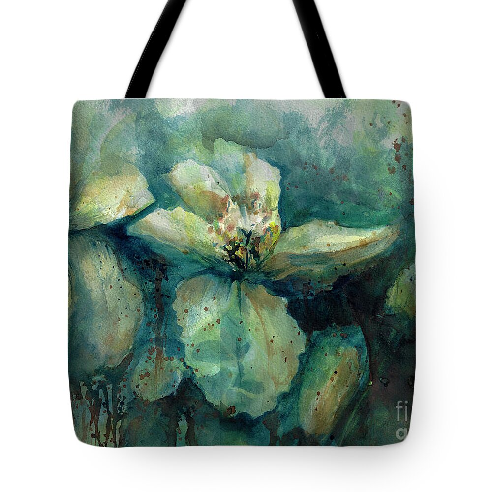#creativemother Tote Bag featuring the painting Teal Me by Francelle Theriot