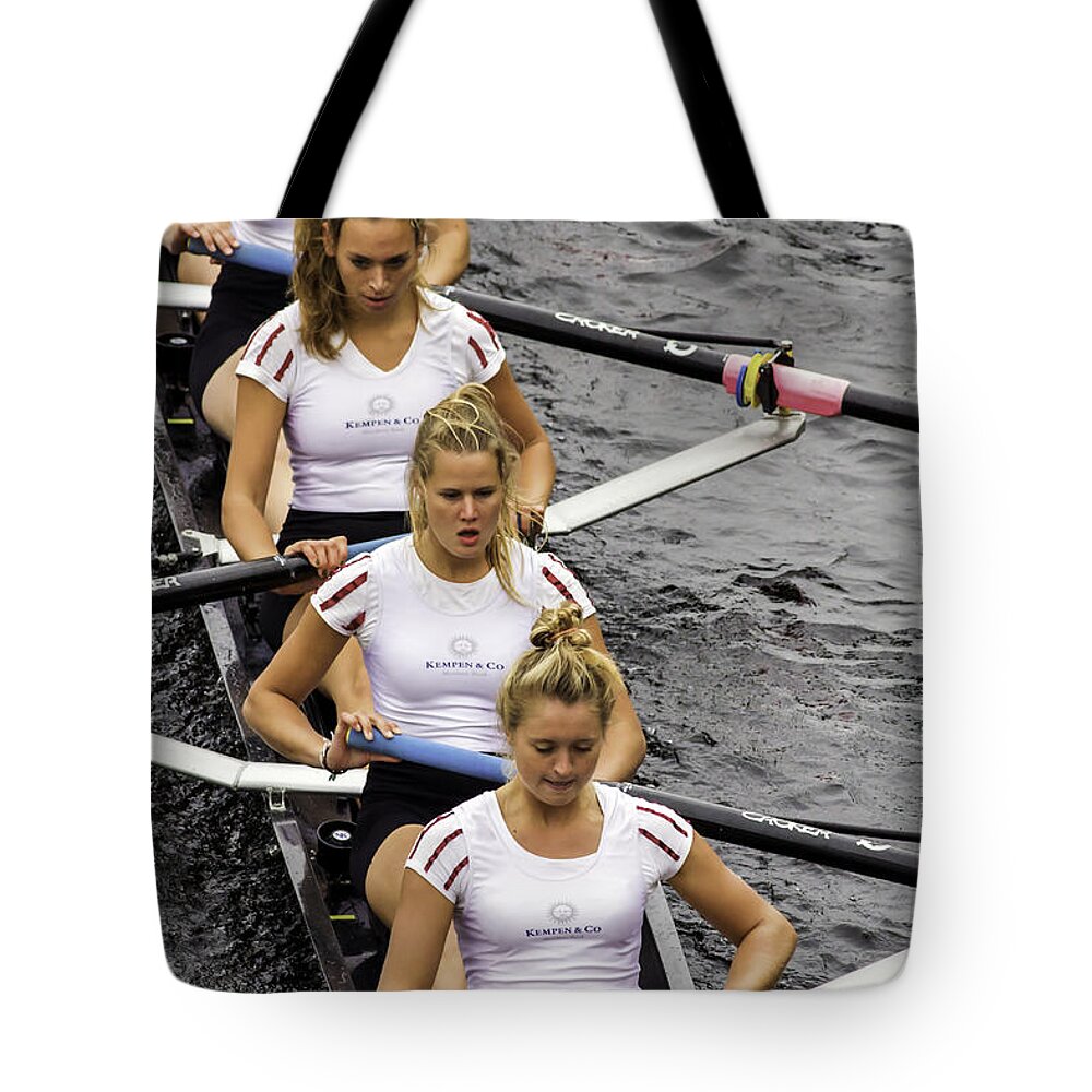 Pulling Together Tote Bag featuring the photograph Teamwork by Gary Holmes