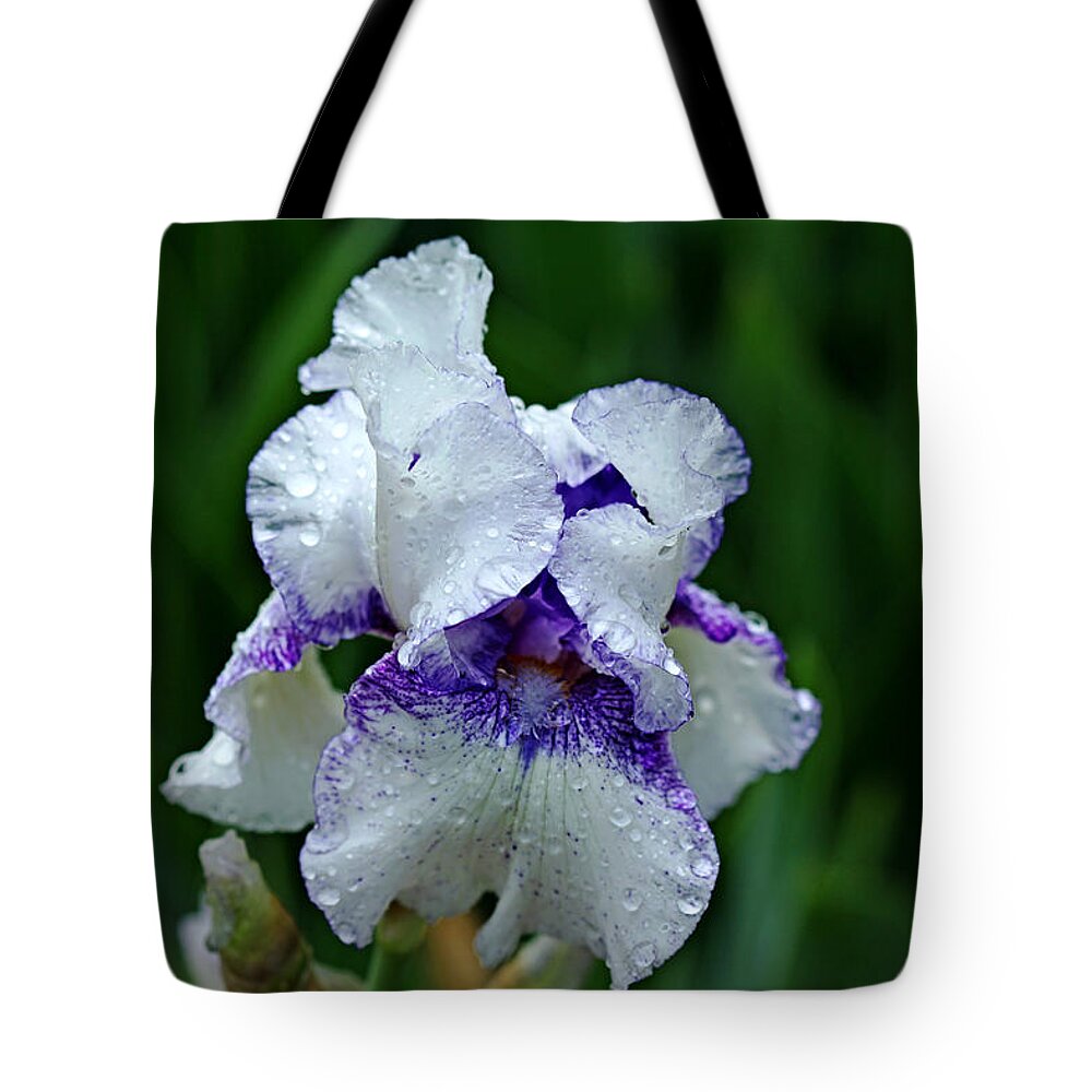 Iris Tote Bag featuring the photograph Tears Of Joy by Debbie Oppermann