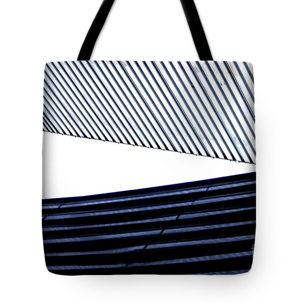 Architecture Tote Bag featuring the digital art Tempe Art Center Roofline by Georgianne Giese
