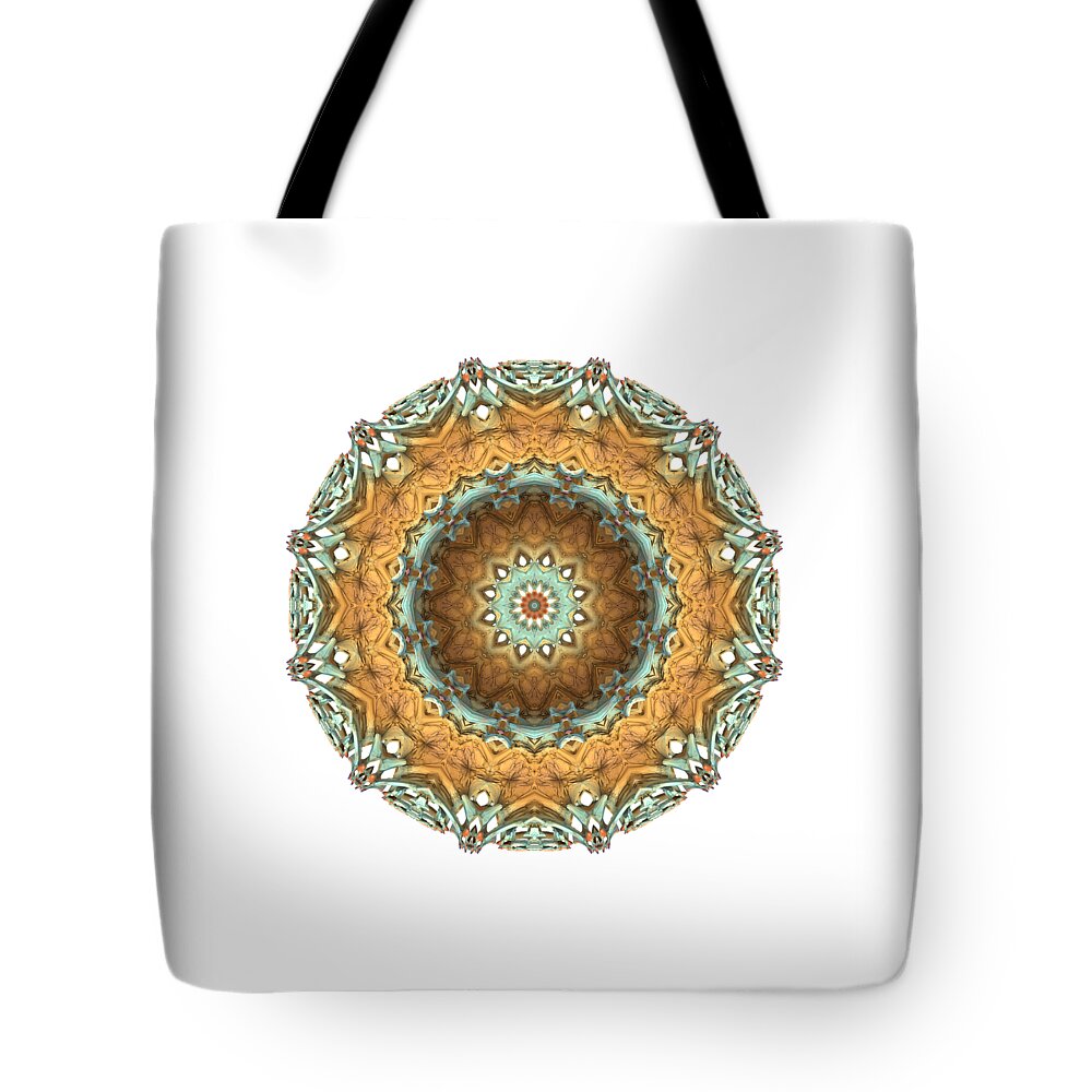 Mandala Tote Bag featuring the digital art Test by Lyle Hatch
