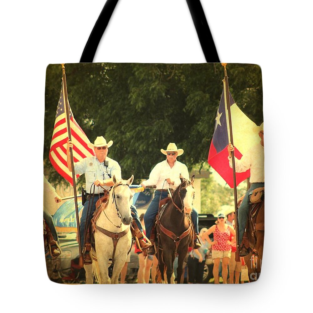 Texas Tote Bag featuring the photograph Texas Proud by Beth Wiseman