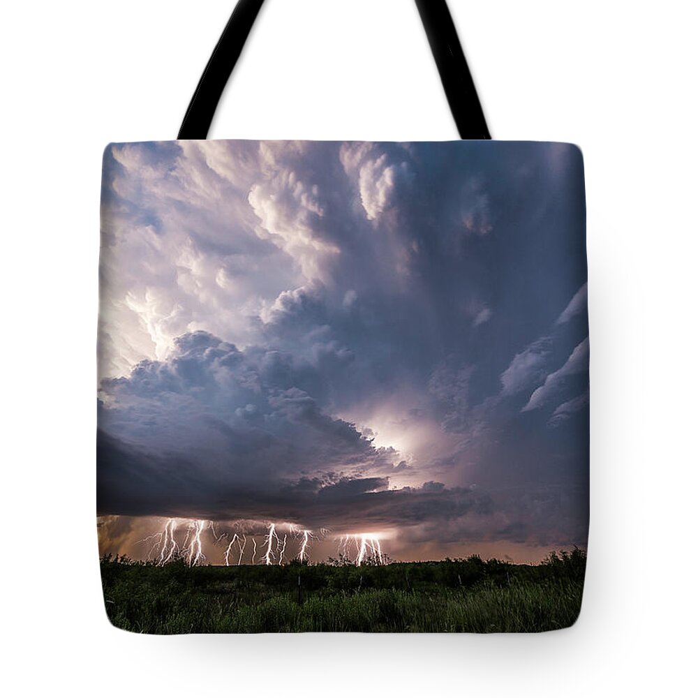 Storm Tote Bag featuring the photograph Texas Twilight by Marcus Hustedde