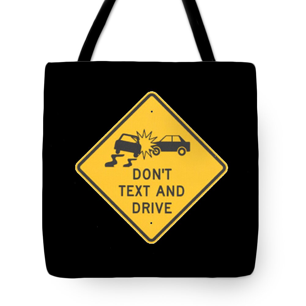 Signs Tote Bag featuring the painting Texting T-shirt by Herb Strobino