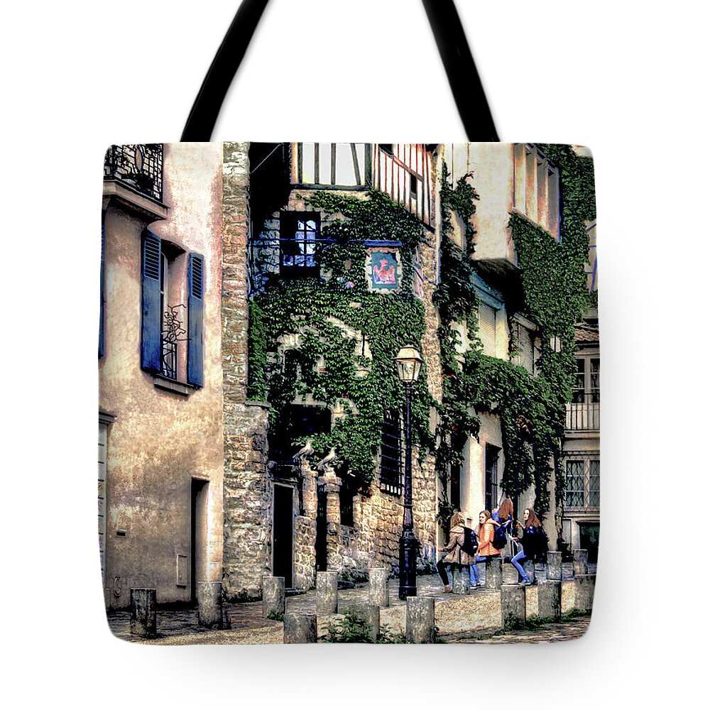 Paris Tote Bag featuring the photograph Texture Of Life In Paris by Jim Hill
