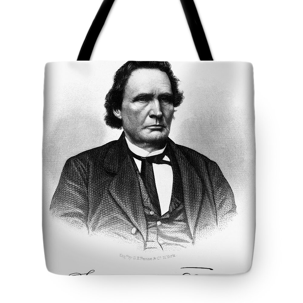 1860s Tote Bag featuring the photograph Thaddeus Stevens by Granger