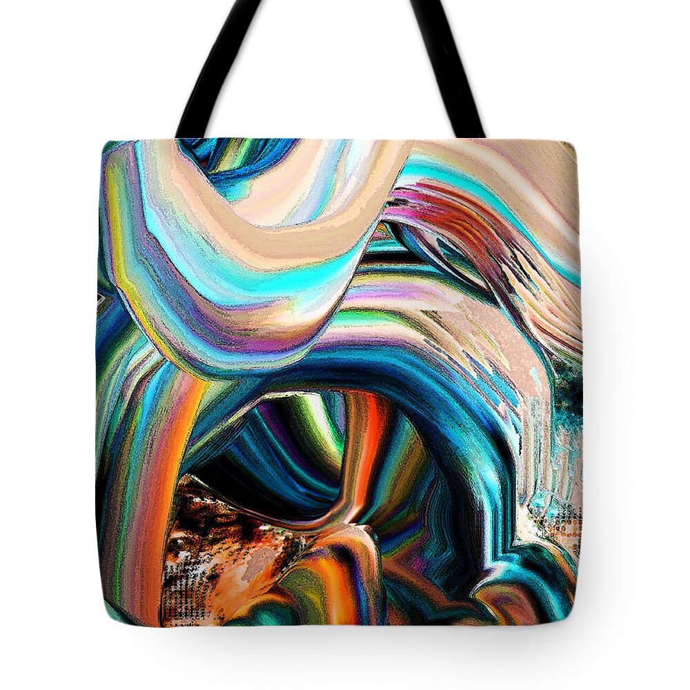  Original Contemporary Tote Bag featuring the digital art The 11 Movement by Phillip Mossbarger