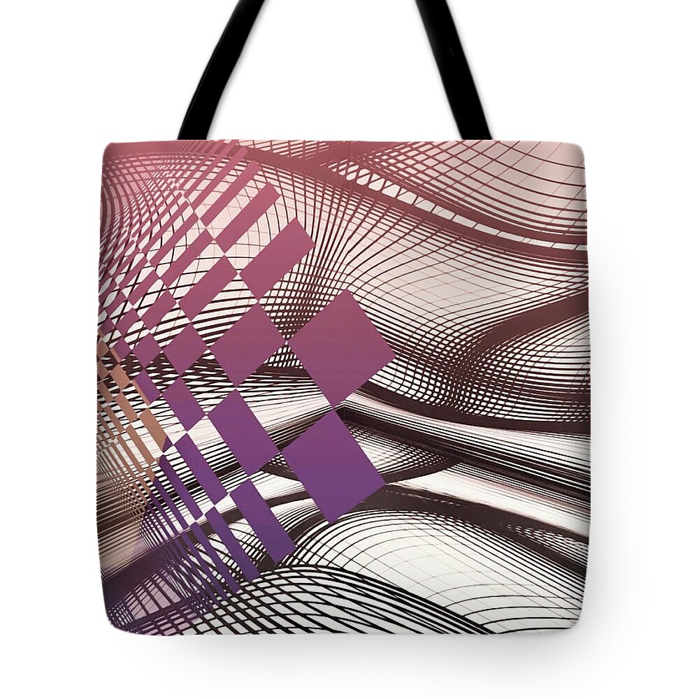 11th Dimension Of M-theory Tote Bag featuring the painting The 11th Dimension of M-Theory by Susan Maxwell Schmidt
