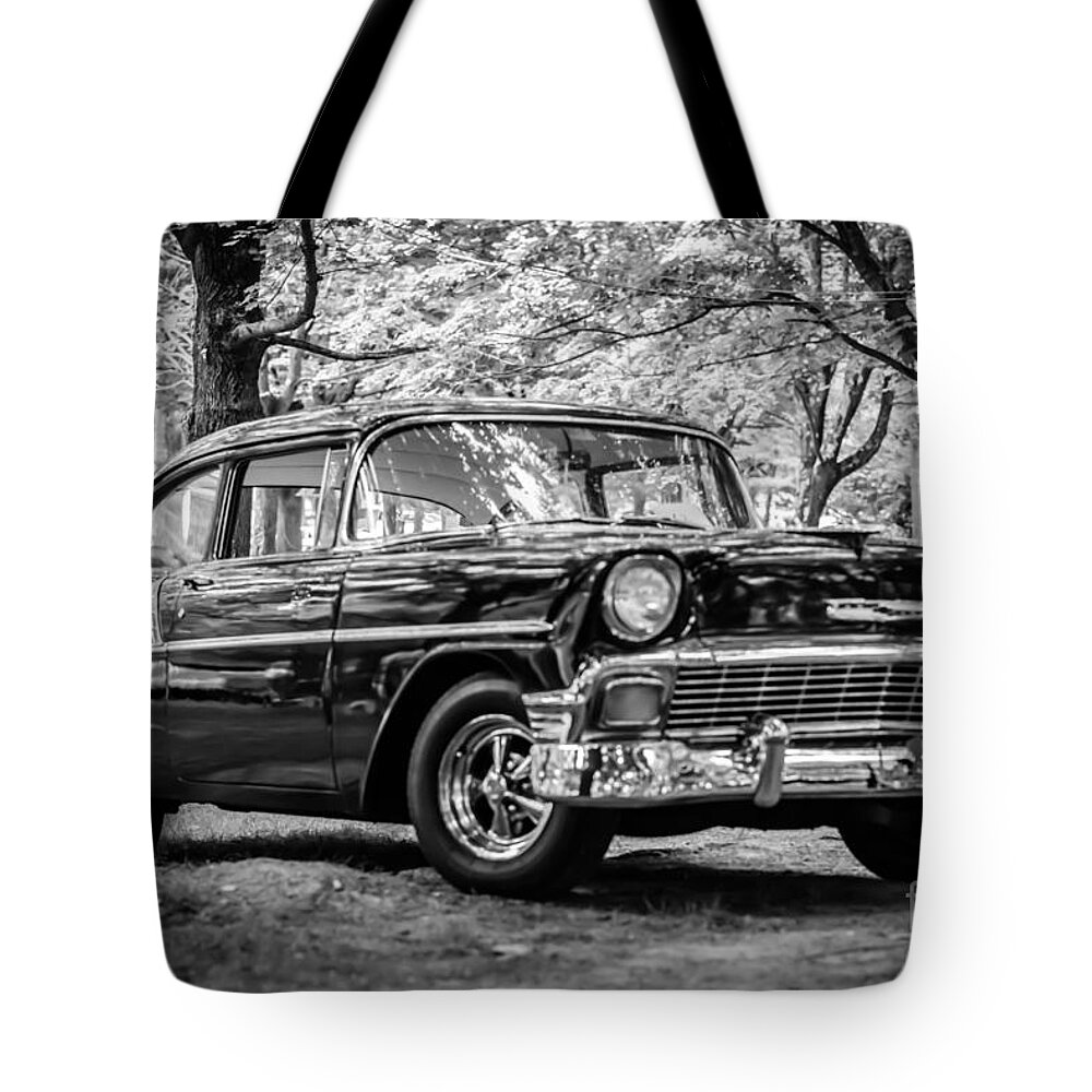 Car Tote Bag featuring the photograph The 56 by Pamela Taylor