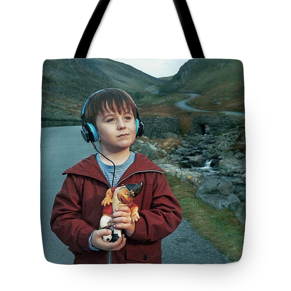 The A Word Tote Bag featuring the digital art The A Word by Maye Loeser