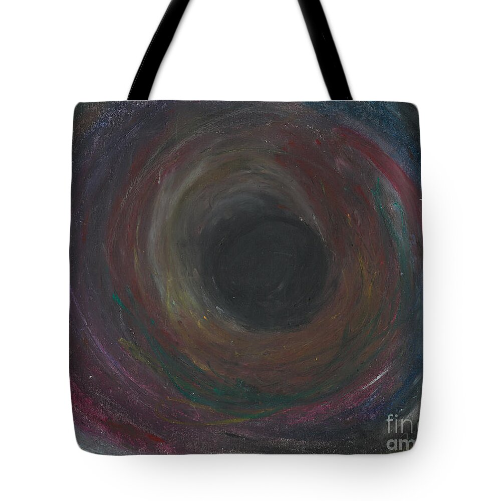  Tote Bag featuring the pastel The Abyss by Ania M Milo