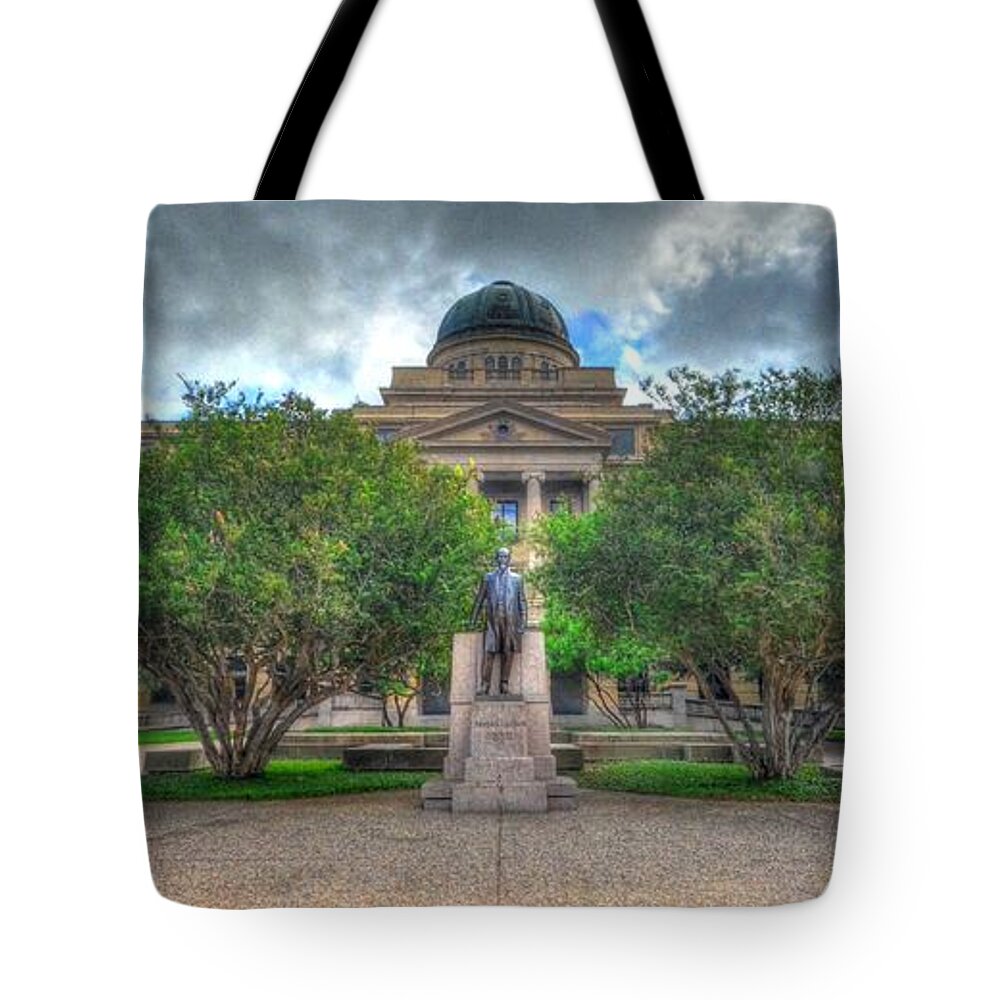 Academic Building Tote Bag featuring the photograph The Academic Building by David Morefield
