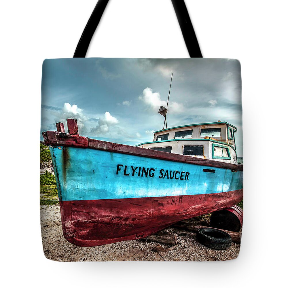  Tote Bag featuring the photograph The Alien by Hugh Walker
