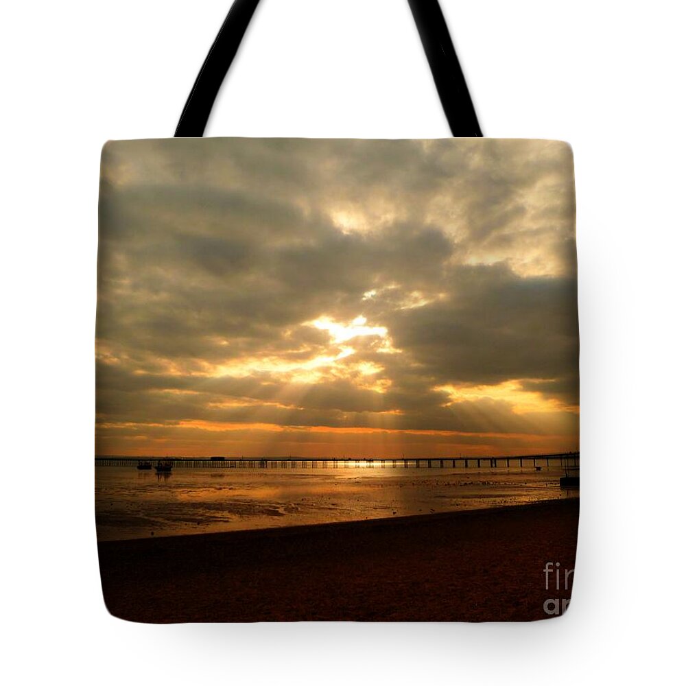 Hdr Tote Bag featuring the photograph The Angels Are Calling by Vicki Spindler