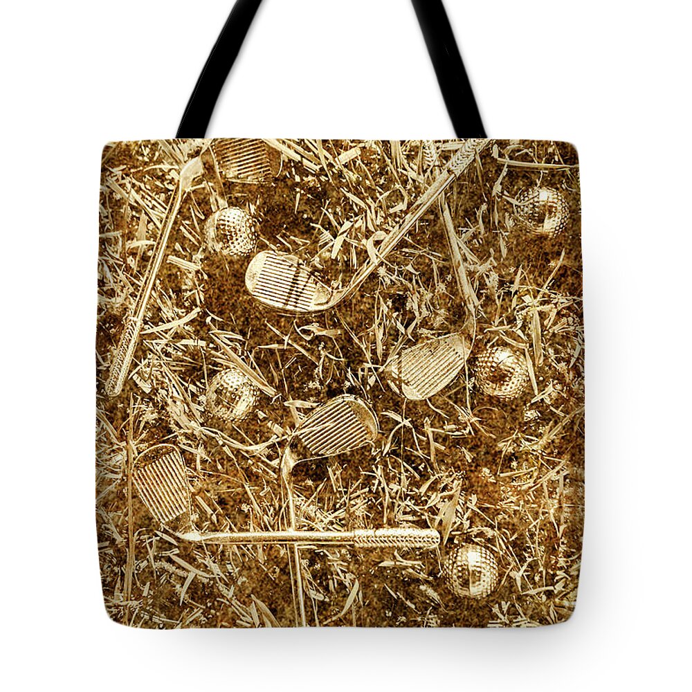 Old Tote Bag featuring the photograph The art of golf by Jorgo Photography