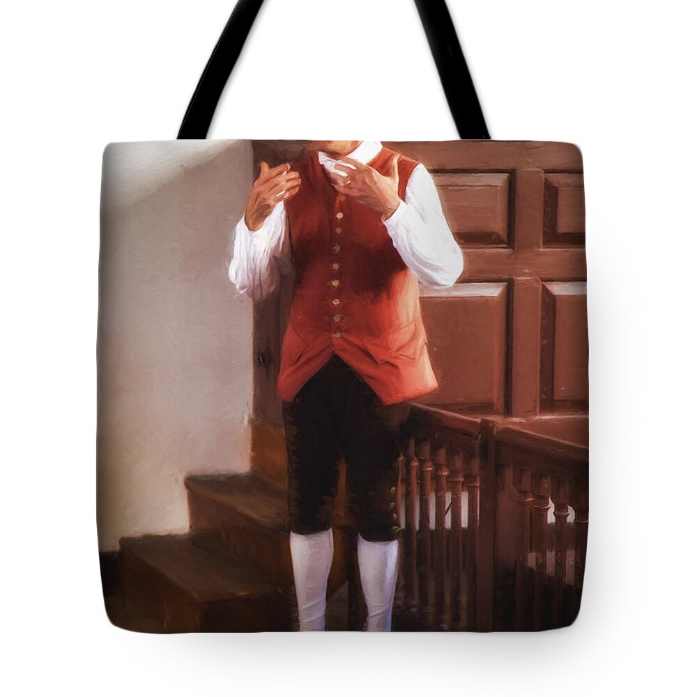 Fine Art Photography Tote Bag featuring the photograph The Barrister ... by Chuck Caramella