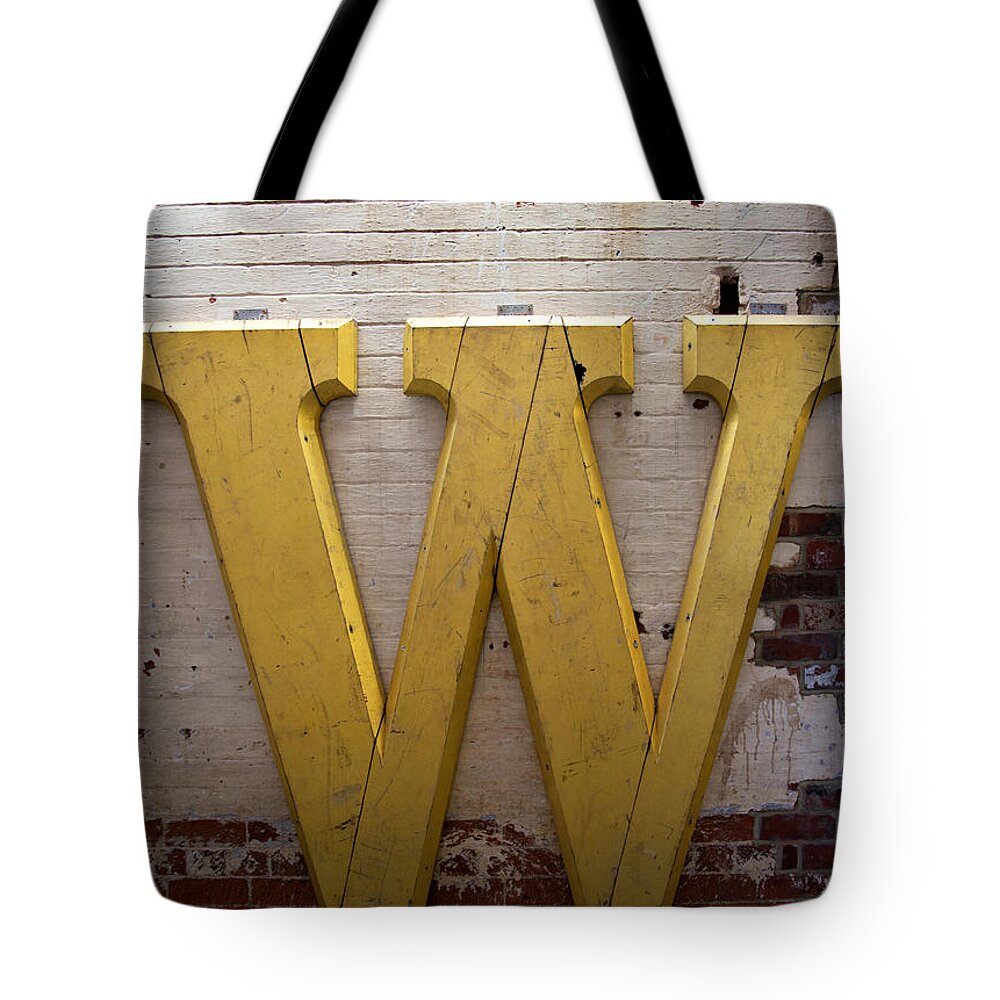 Brewery Tote Bag featuring the photograph The Big W by Brenda Kean