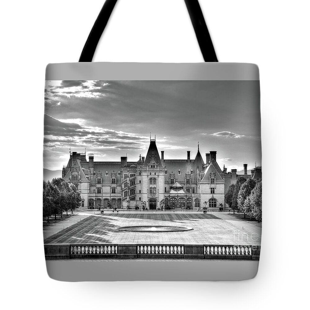 The Biltmore House Tote Bag featuring the photograph The Biltmore by Savannah Gibbs