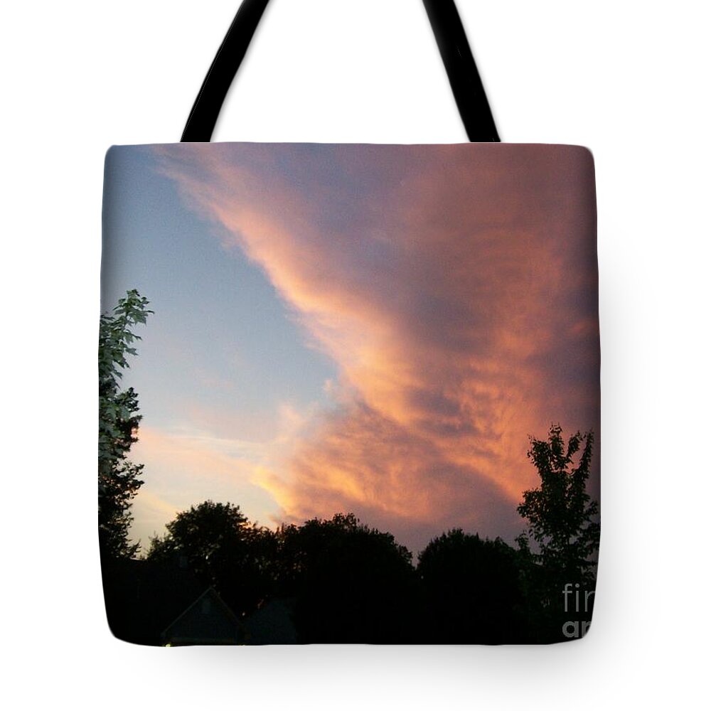 Sky Tote Bag featuring the photograph The Blanket by Stephen King