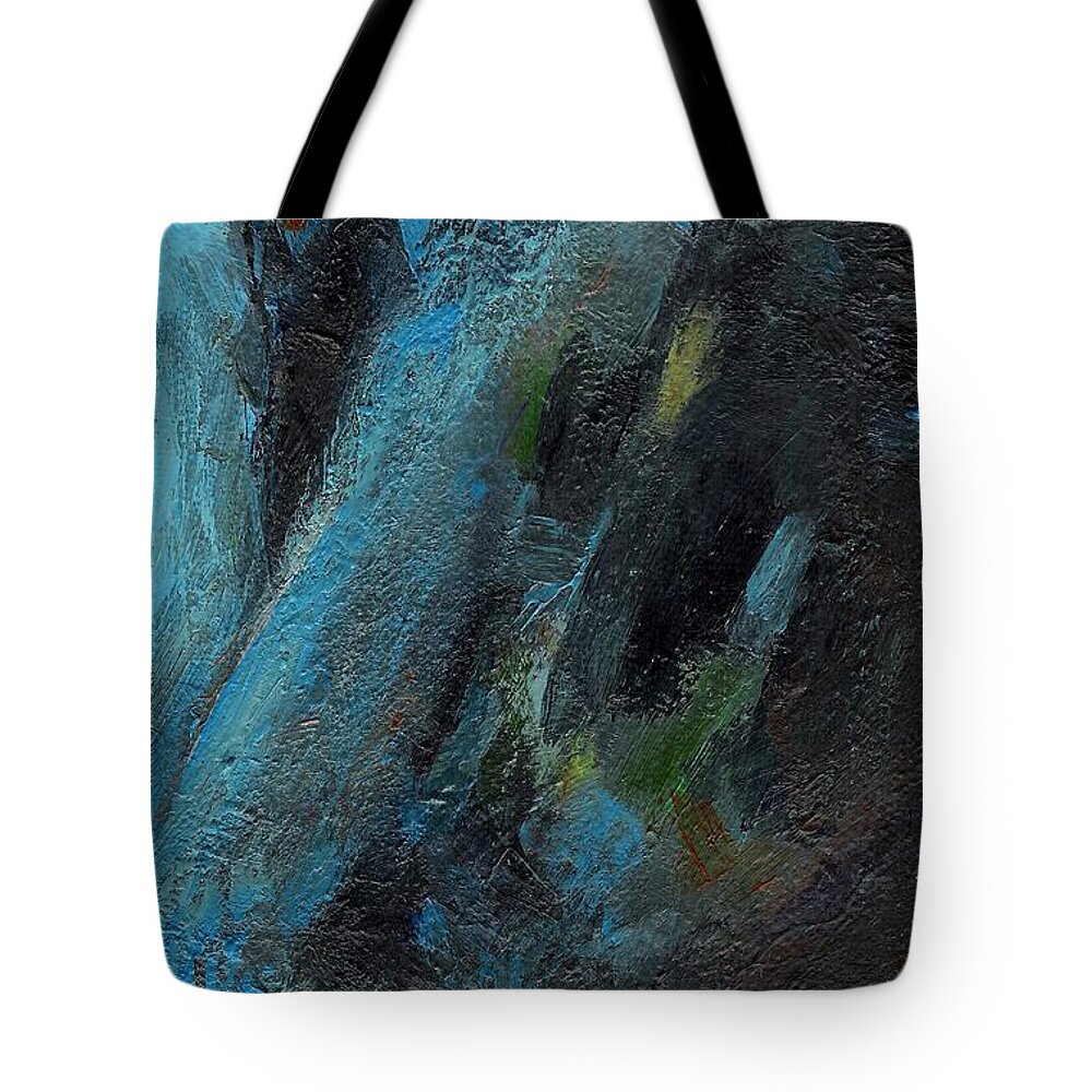 Horses Tote Bag featuring the painting The Blue Roan by Frances Marino
