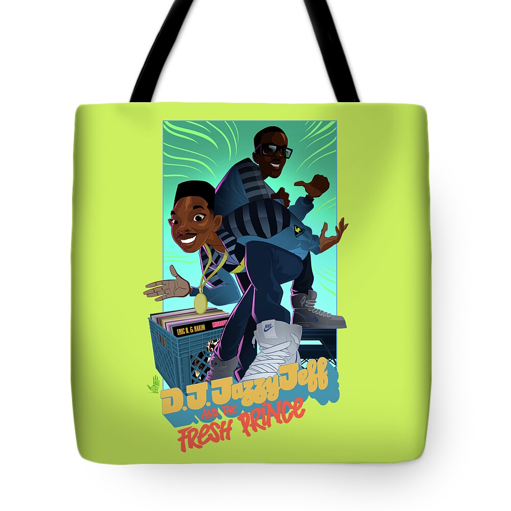  Tote Bag featuring the digital art The Brand New Funk by Nelson Dedos Garcia