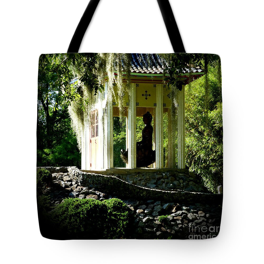Buddha Tote Bag featuring the photograph The Buddha by Leslie Revels