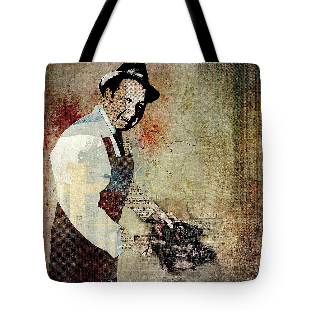 Butcher Tote Bag featuring the photograph The Butcher by Looking Glass Images