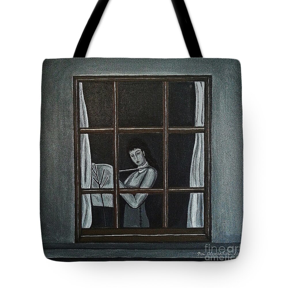 Google Images Tote Bag featuring the painting The Color of Flute by Fei A