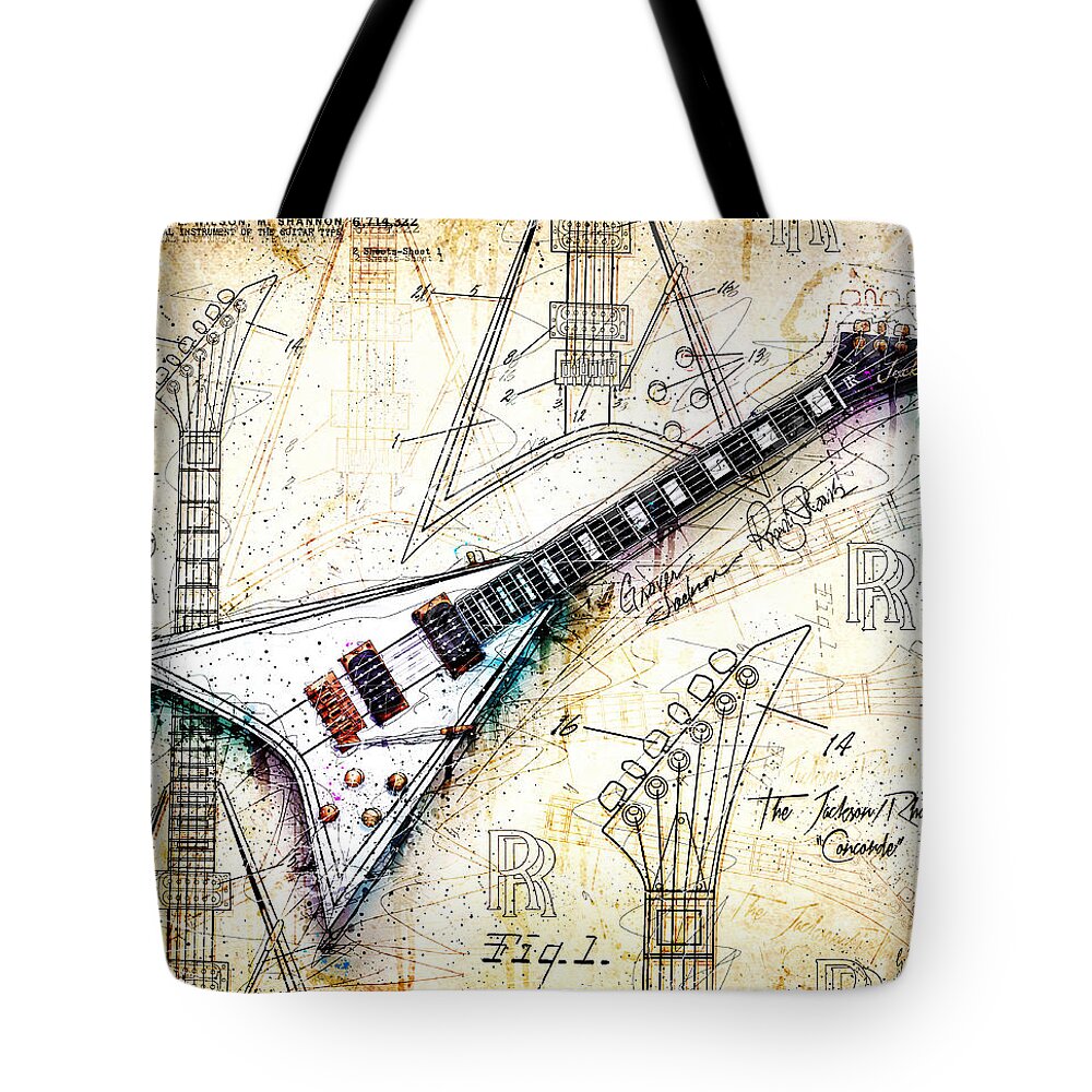 Rhoads Tote Bag featuring the digital art The Concorde by Gary Bodnar