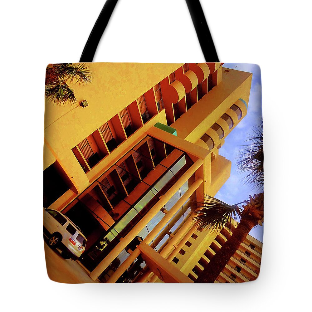 Architecture Tote Bag featuring the photograph The Condos by CHAZ Daugherty