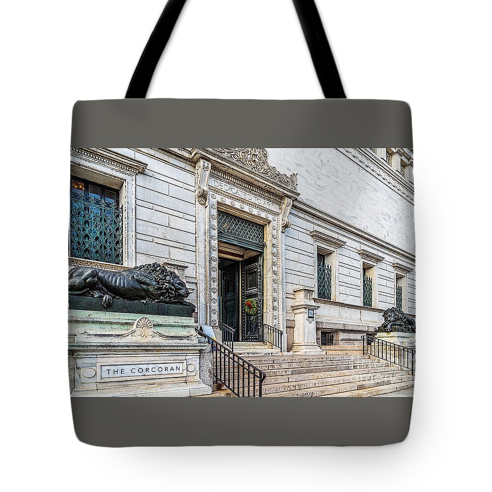 Dc. Tote Bag featuring the photograph The Corcoran by Izet Kapetanovic