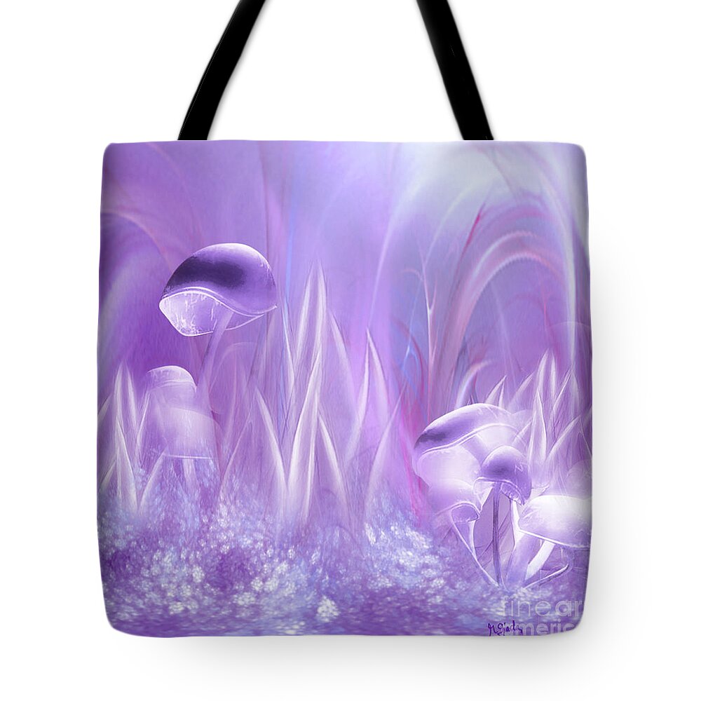 Cradle Tote Bag featuring the digital art The Cradle of Light by Giada Rossi
