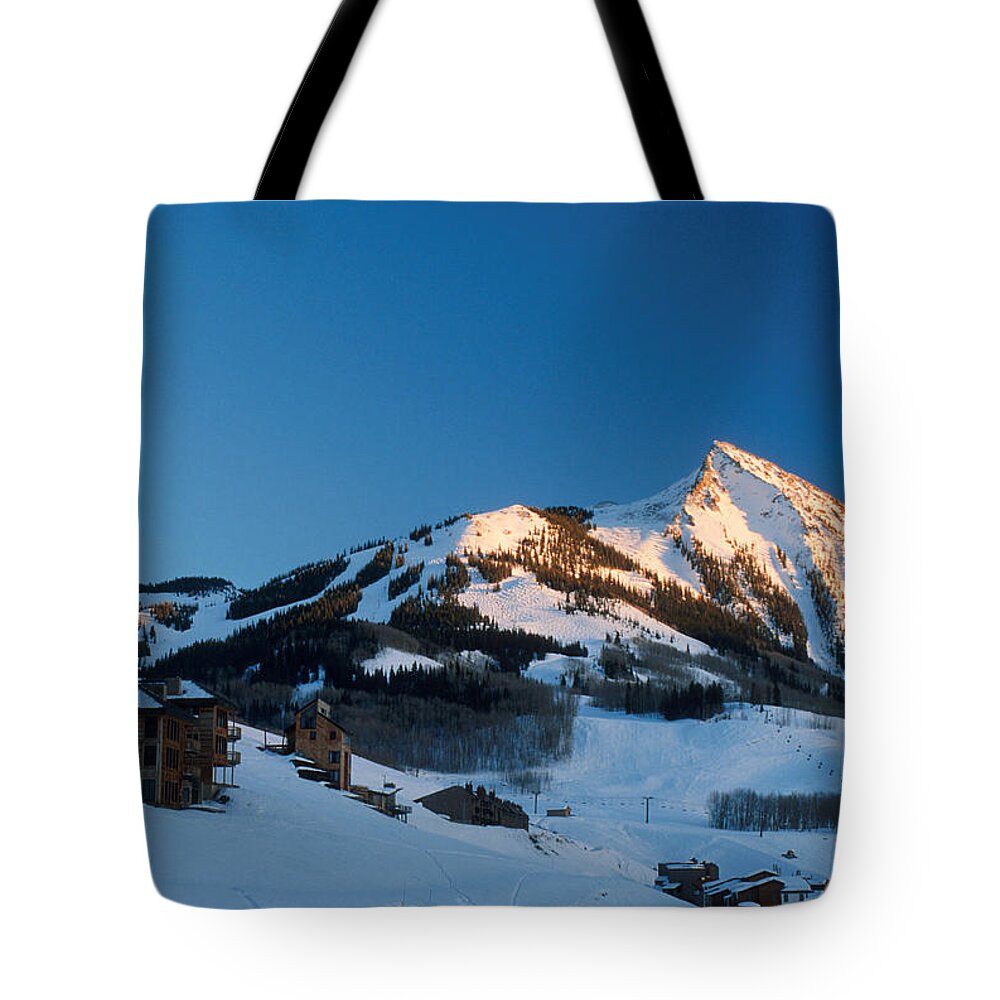 Crested Butte Tote Bag featuring the photograph The Crested Butte by Jerry McElroy