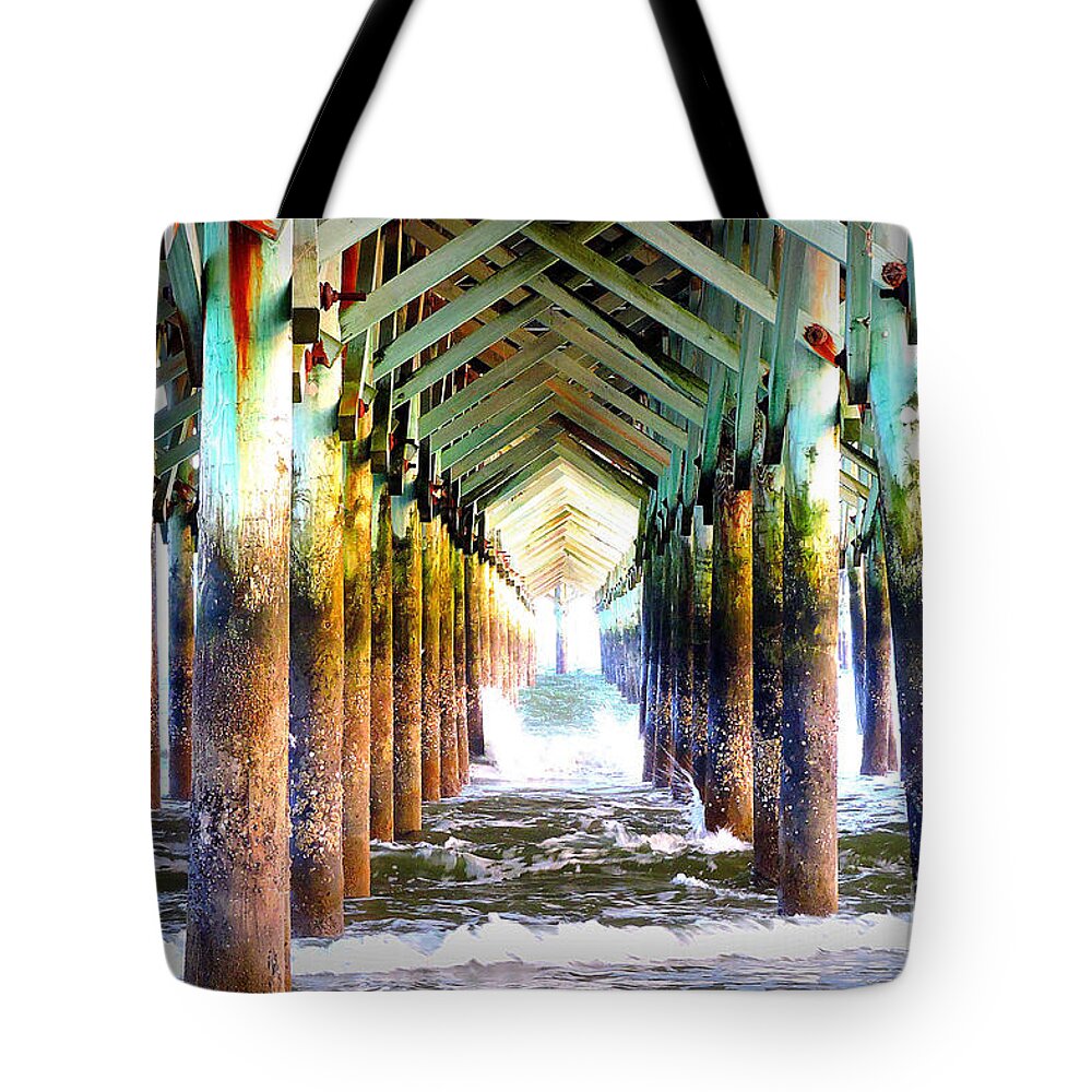 Art Tote Bag featuring the photograph The Cross Before Us by Shelia Kempf