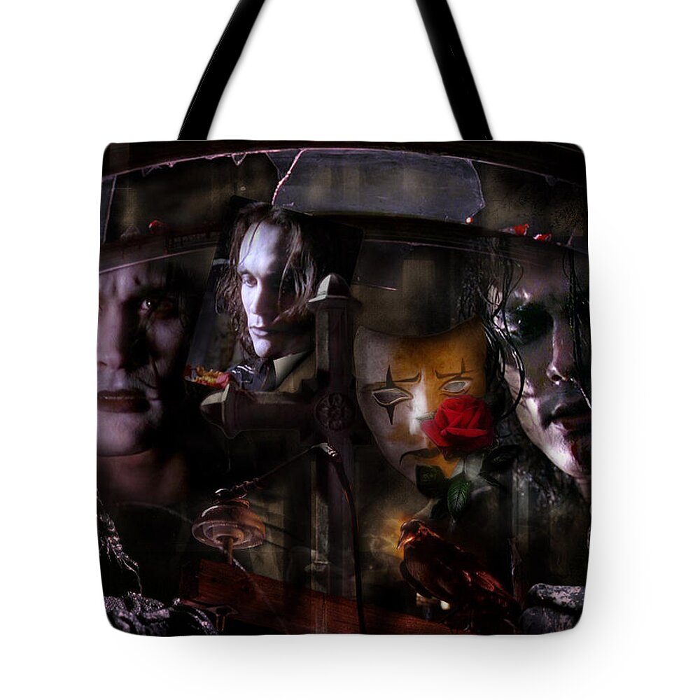 The Crow Tote Bag featuring the photograph The Crow by Jackie Russo
