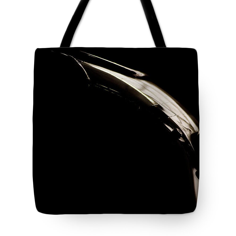 Darkness Tote Bag featuring the photograph The Curve by Paul Job