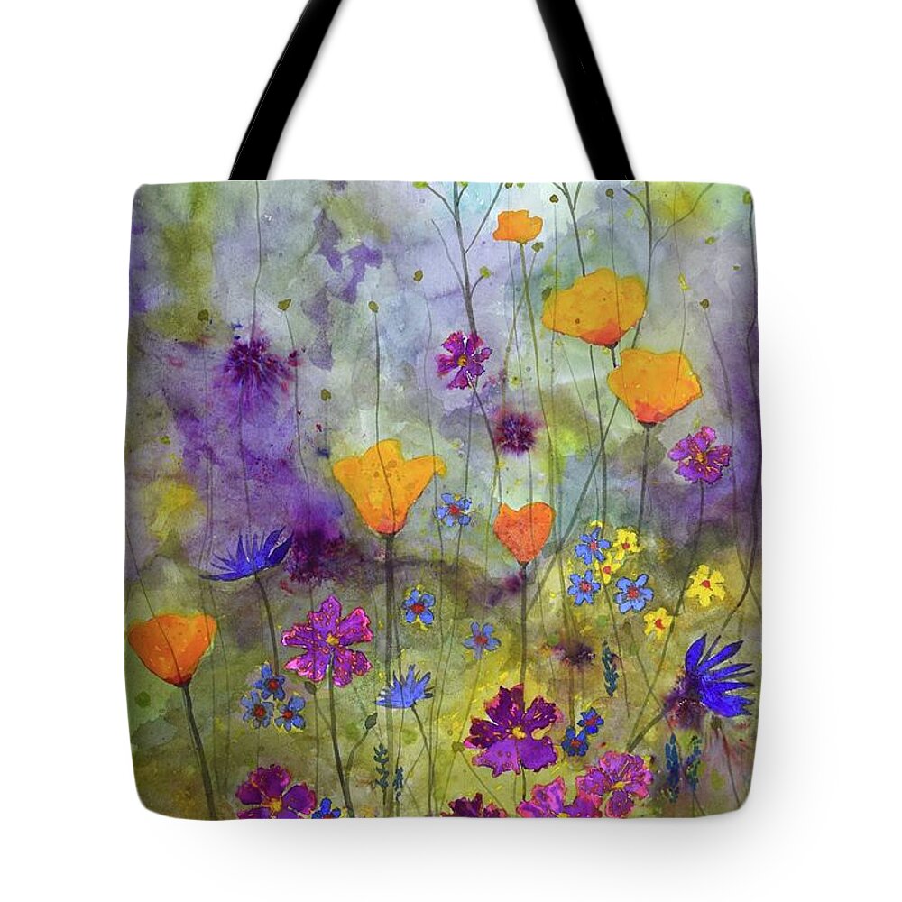  Tote Bag featuring the painting The Dance by Barrie Stark