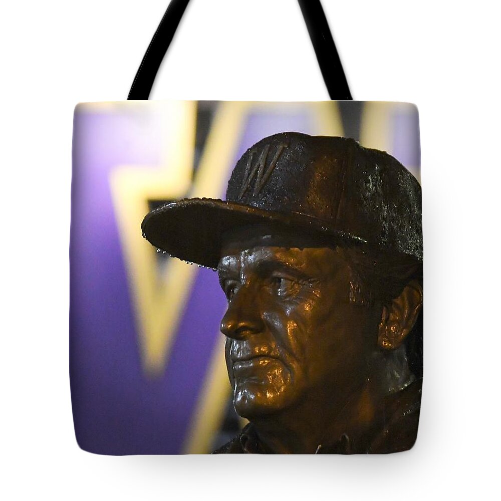 Don James Tote Bag featuring the photograph The Dawg Father by Jeff Cook