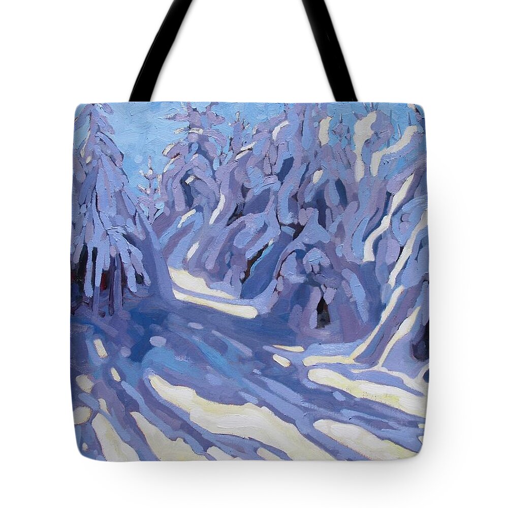 782 Tote Bag featuring the painting The Day After the Storm by Phil Chadwick
