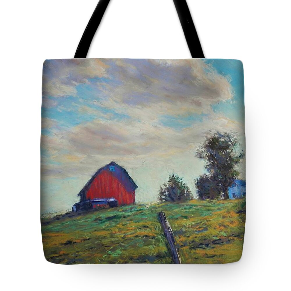 Impressionism Tote Bag featuring the painting The Day Begins by Michael Camp