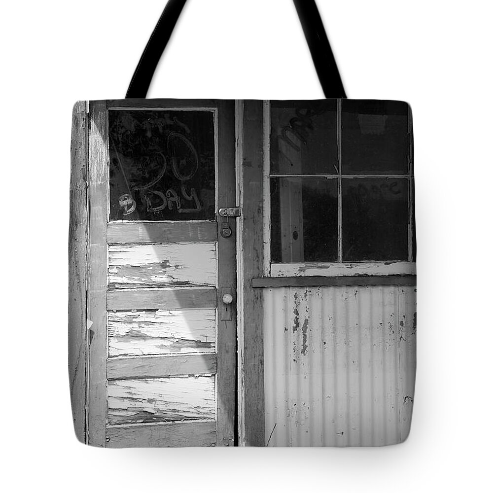 Capay Tote Bag featuring the photograph The Door by Richard J Cassato