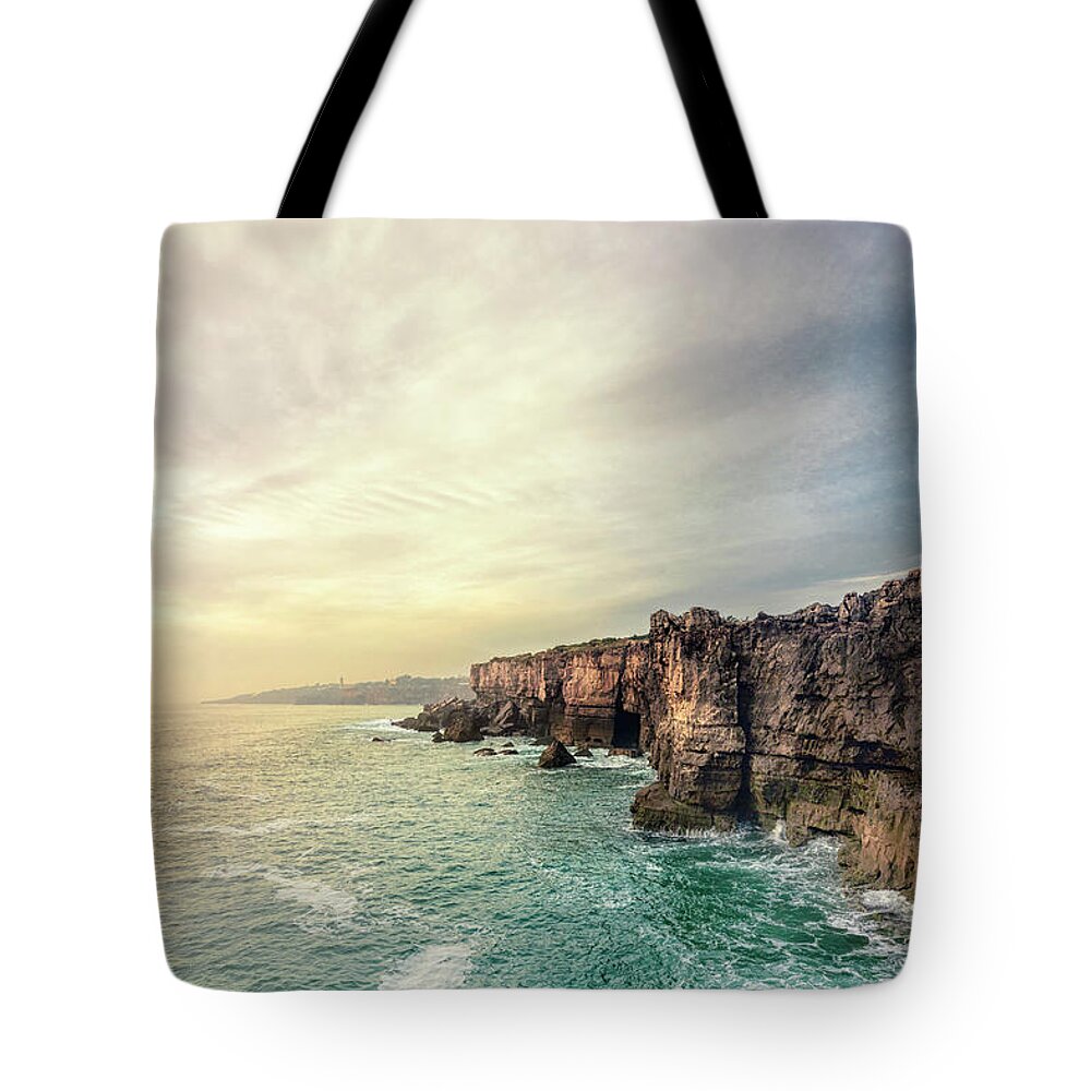 Kremsdorf Tote Bag featuring the photograph The Eternal Song Of The Ocean by Evelina Kremsdorf