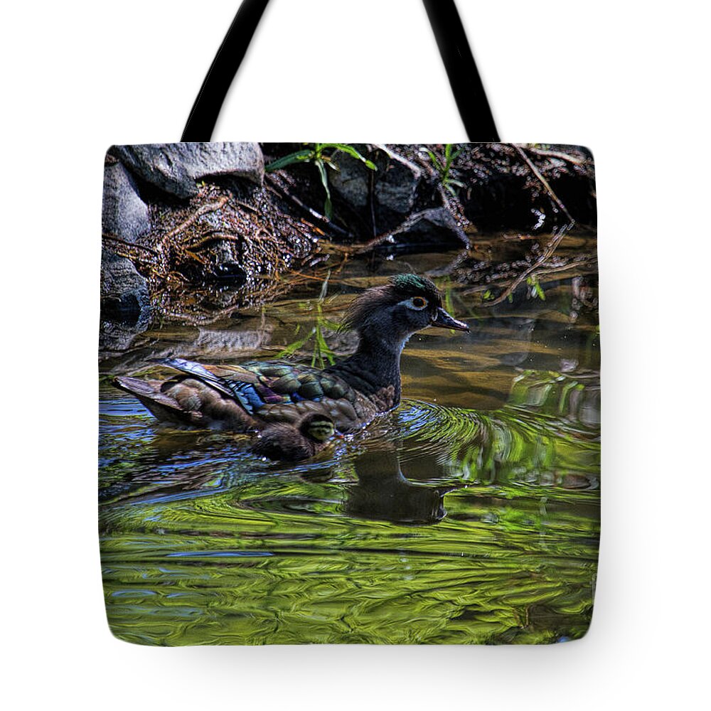 Wood Ducks Tote Bag featuring the photograph The Emerald Aisle by Jim Garrison