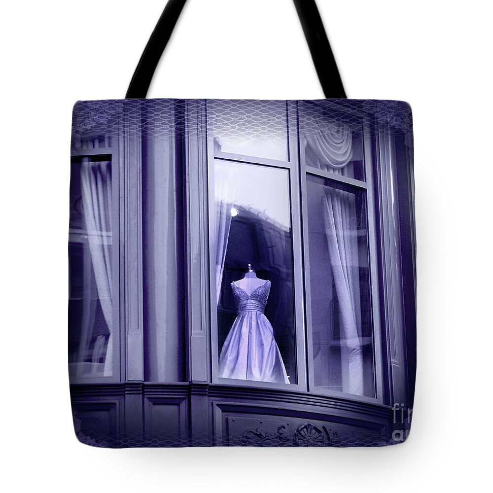 Bridal Tote Bag featuring the photograph The Fading Scent of Lavender by Laura Iverson