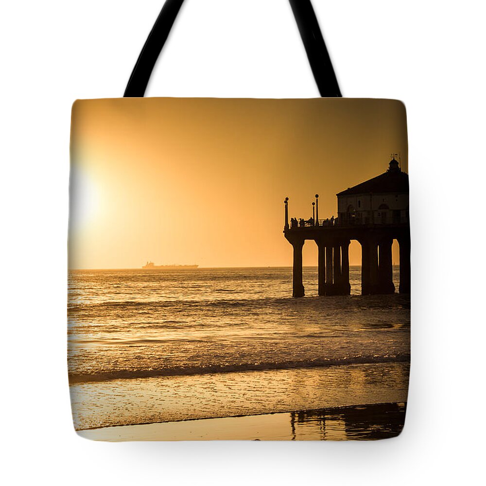 Sunset Tote Bag featuring the photograph The Golden Hour by Ana V Ramirez