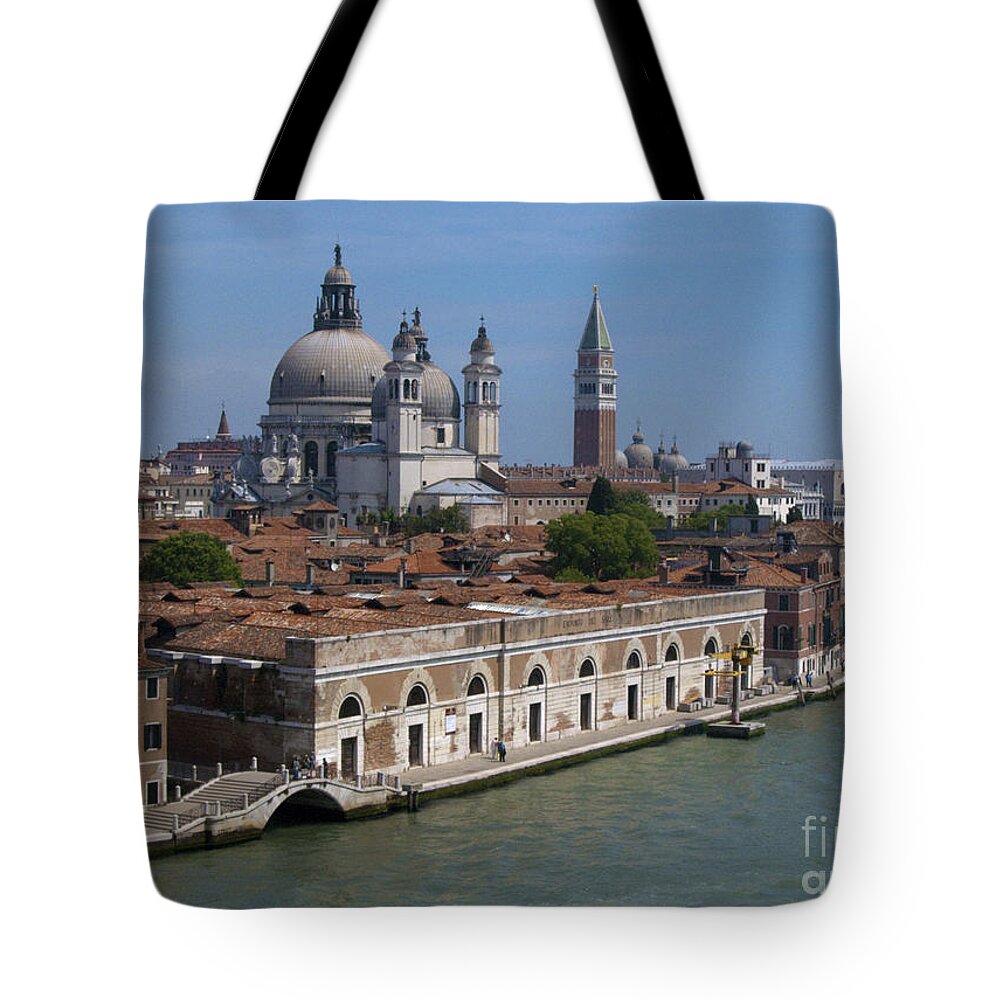 Venice Tote Bag featuring the photograph The Grand Canal in Venice by Sandra Bronstein